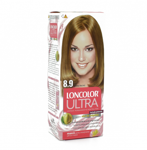 Vopsea de par permanenta Loncolor Ultra 8.9 Blond Inchis, 110ml [1]