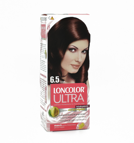 Vopsea de par permanenta Loncolor Ultra 6.5 Rubin, 110ml [1]