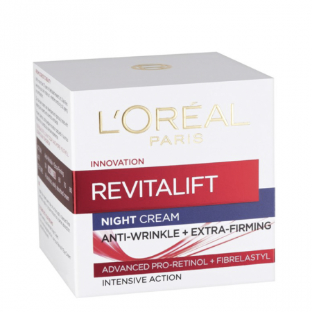Creme de fata - Crema antirid de noapte L'Oreal Paris Revitalift, 50ml