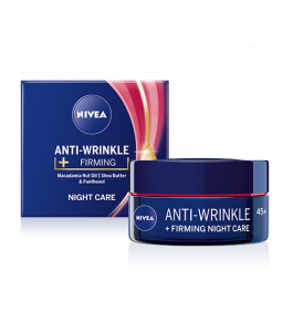 Creme de fata - Crema de fata Nivea Anti-Rid pentru Fermitate 45+ de noapte, 50ml