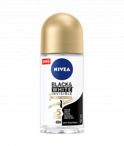 Roll-on - Deodorant Roll-on Antiperspirant Nivea Black & White Invisible Silky Smooth, 50ml