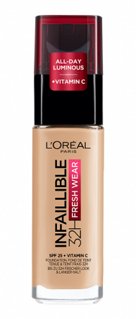 Fond de Ten - Fond de ten L'oreal Paris Infaillible Fresh Wear 32h, 120 - Golden Vanilla, 30ml