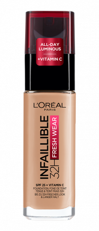 Fond de Ten - Fond de ten L'oreal Paris Infaillible Fresh Wear 32h, 220 - Sand, 30ml
