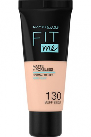 Ingrijire Ten - Fond de ten Maybelline New York Fit Me Matte & Poreless, 130 - Buff Beige, 30ml