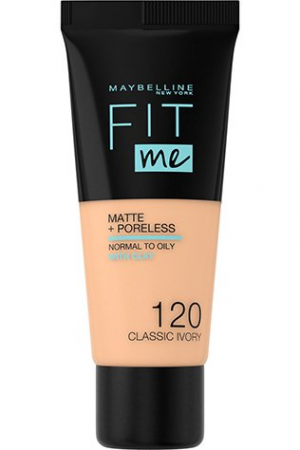 Ingrijire Ten - Fond de ten Maybelline New York Fit Me Matte & Poreless, 120 - Classic Ivory, 30ml