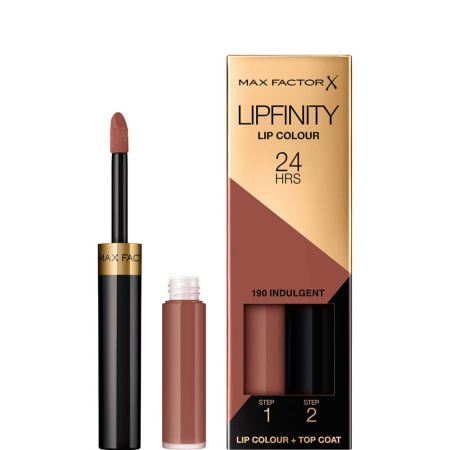 Ruj buze - Max Factor Lipfinity Ruj Rezistent 24H Nuanța 190 Indulgent - Ruj + Balsam