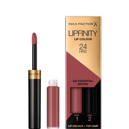 Ruj buze - Max Factor Lipfinity Ruj Rezistent 24H Nuanța 350 Essential Brown - Ruj + Balsam