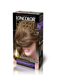 Vopsea de par - Vopsea de par fara amoniac Loncolor Expert Oil Fusion 7.0 Saten Mediu, 100ml