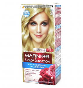Vopsea de par - Vopsea de par permanenta Garnier Color Sensation 111 Silver Ultra Blond, 110ml