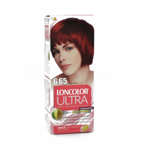 Vopsea de par - Vopsea de par permanenta Loncolor Ultra 6.65 Rosu Coral, 110ml