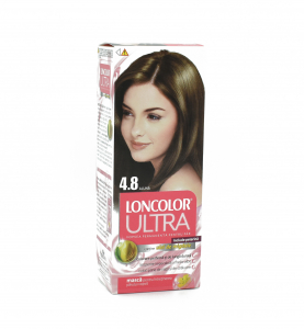 Vopsea de par - Vopsea de par permanenta Loncolor Ultra 4.8 Aluna, 110ml