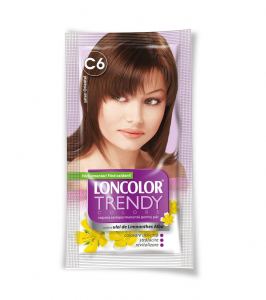 Vopsea de par - Vopsea de par semipermanenta fara amoniac Loncolor Trendy Colors C6 Saten Oriental, 50ml