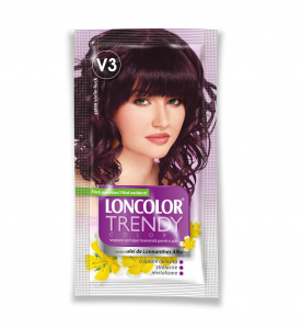 Vopsea de par - Vopsea de par semipermanenta fara amoniac Loncolor Trendy Colors V3 Saten Violin Rock, 50ml