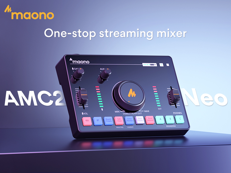 Maonocaster AMC2 NEO - Mixer Audio Portabil