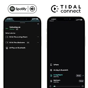 Spotify Connect și TIDAL Connect