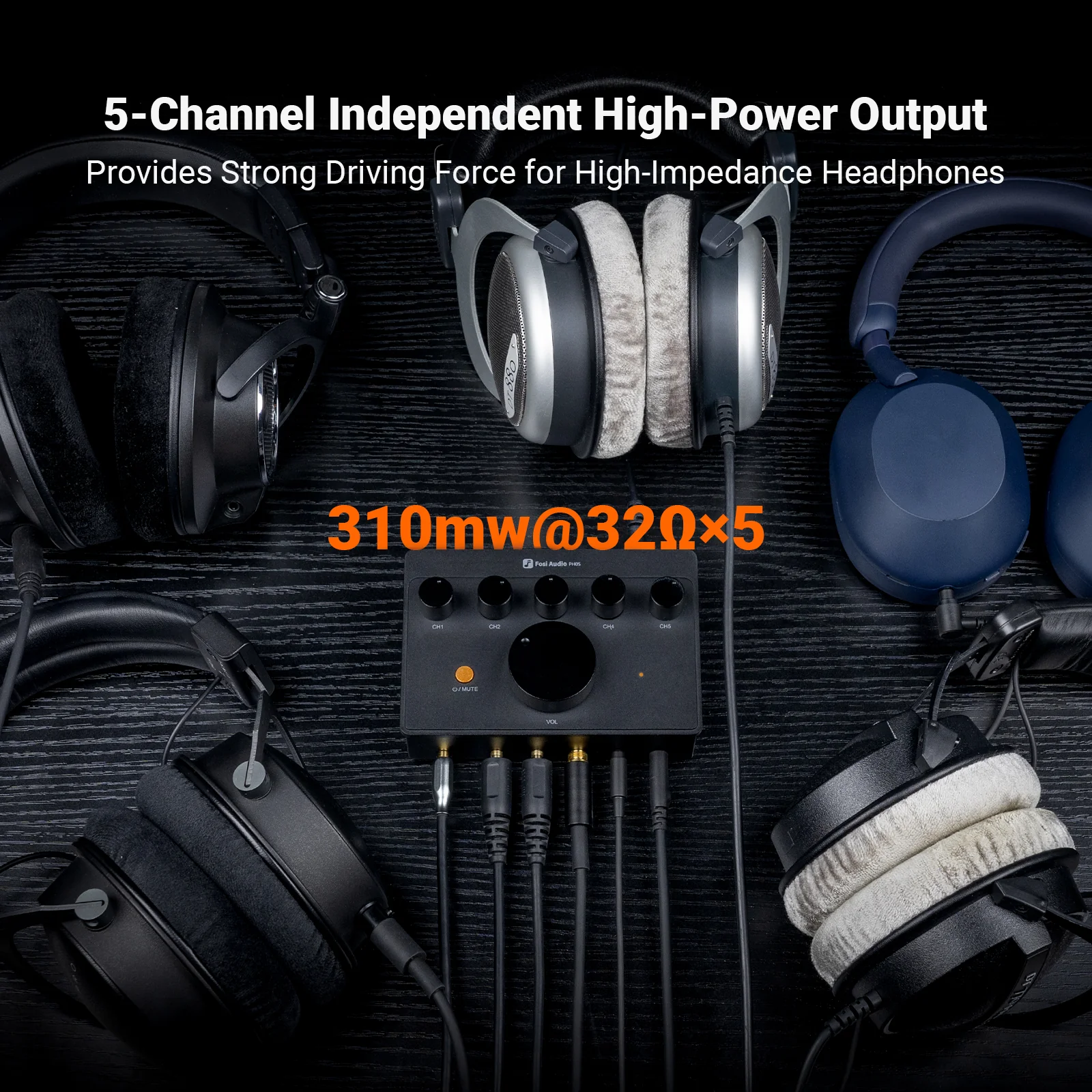 Fosi Audio PH05 Amplificator pentru căști utilizare