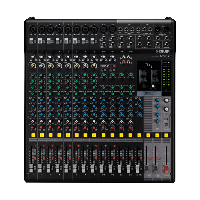 Yamaha MG16X mixer analogic 16 canale, 10 intrări Mic, 24 efecte SPX, 4 AUX [3]