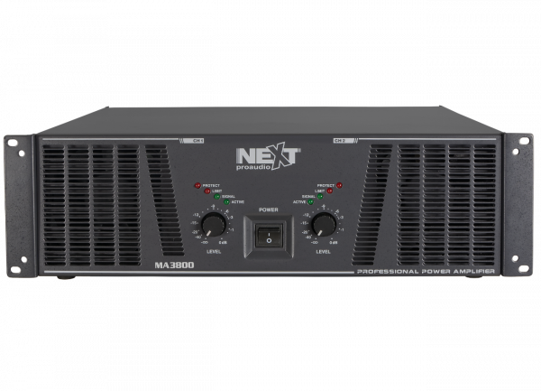 Professional Power Amplifier NEXT MA3800 - 3U [1]