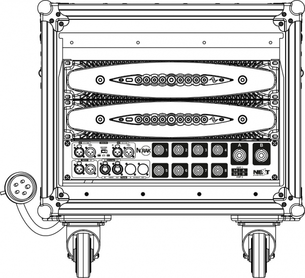 16-Channel Power Rack Amplifier NEXT N-RAK80 [4]