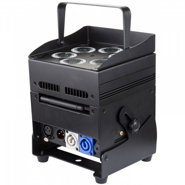 JB SYSTEMS ACCU COLOR-BLACK Proiector arhitectural de exterior cu 6 LEDuri de 10W RGBWA [10]