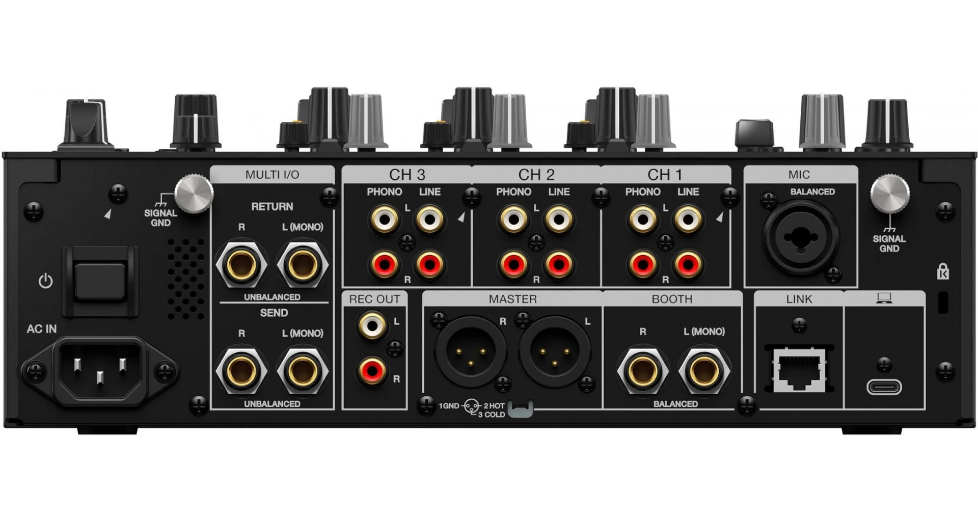 Alphatheta DJM-V5 Mixer DJ profesional cu 3 canale [4]