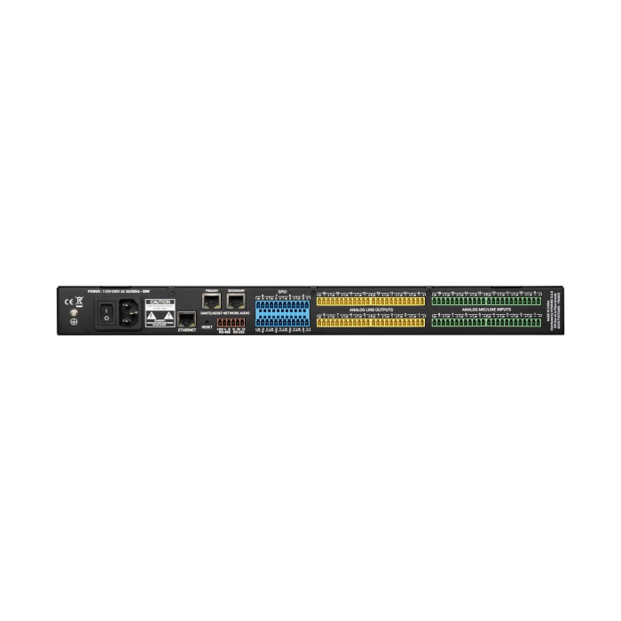 Audiophony Ami16D matrice audio 16x16 DSP dual SHARC cu Dante 16x16, Dual Network, rack 19” 1U [2]