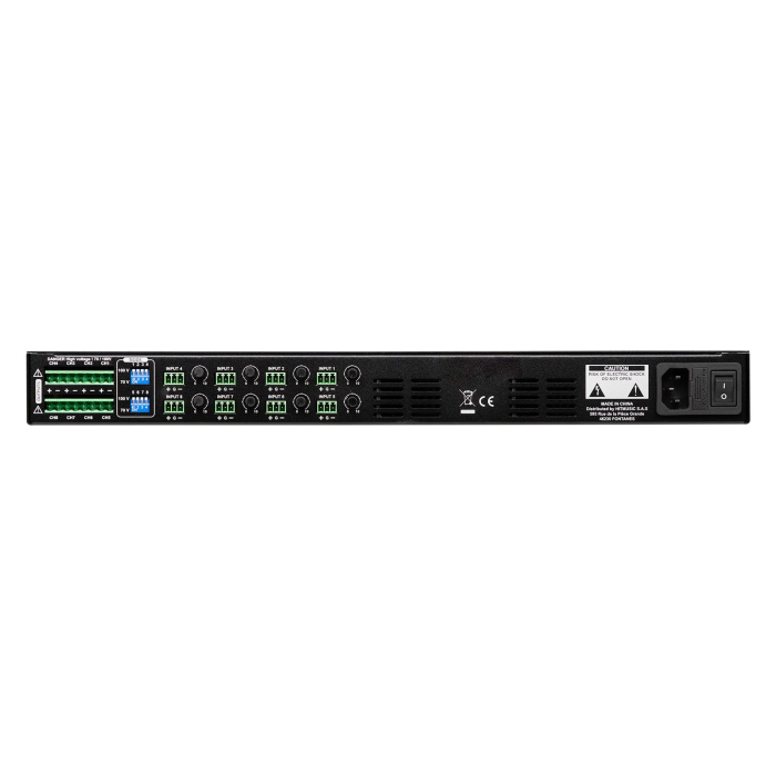 Audiophony AMP150.8H amplificator 100V 8 canale, 8x150W, Class D, rack 1U [2]