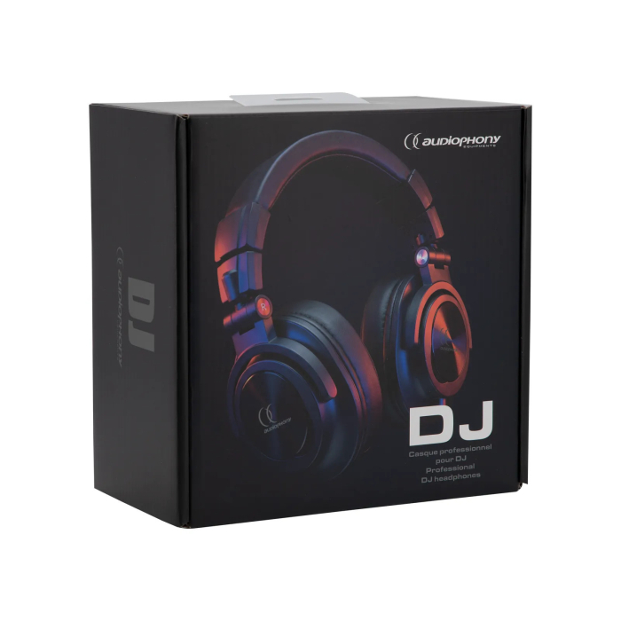 Audiophony DJ căști DJ over-ear cu fir 50mm, cabluri detașabile [5]