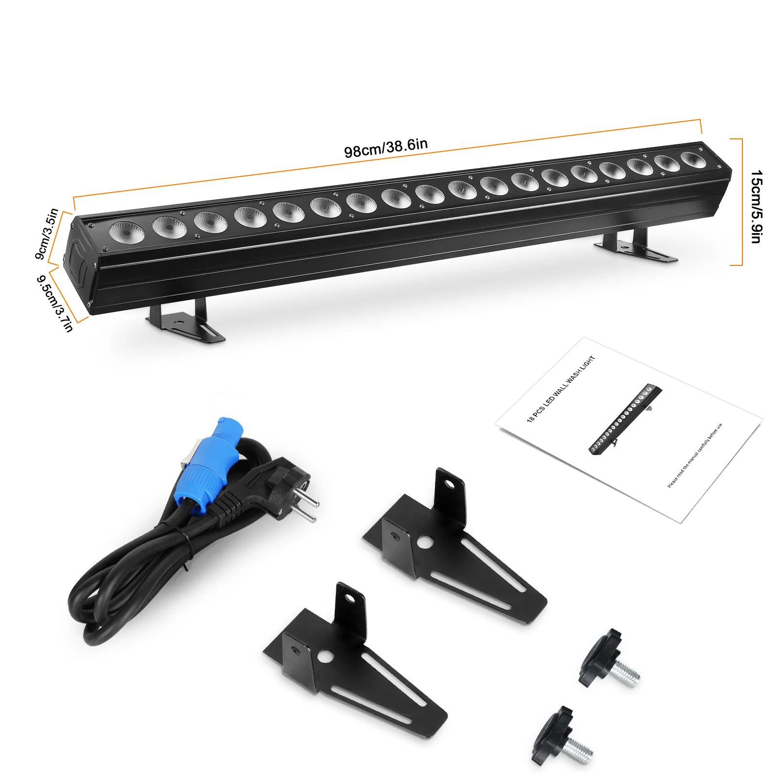Bara LED 18 x 10W RGBWA+UV cu pixel control [6]