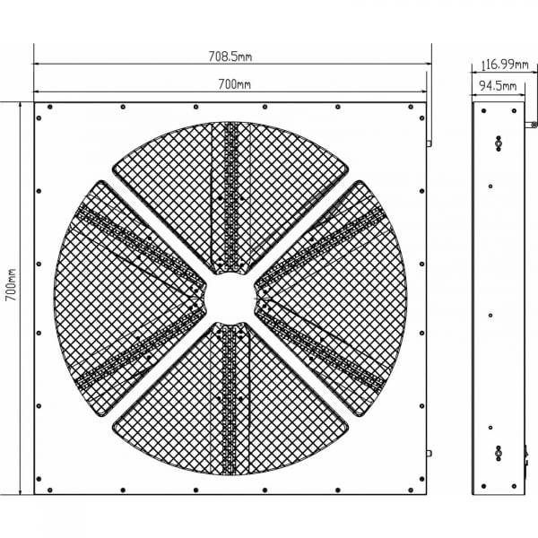 Ventilator cu LED Briteq BT-LEDROTOR [6]