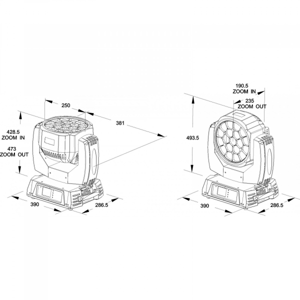 BRITEQ BTX-CIRRUS II Moving head wash 19x30W RGBW [11]