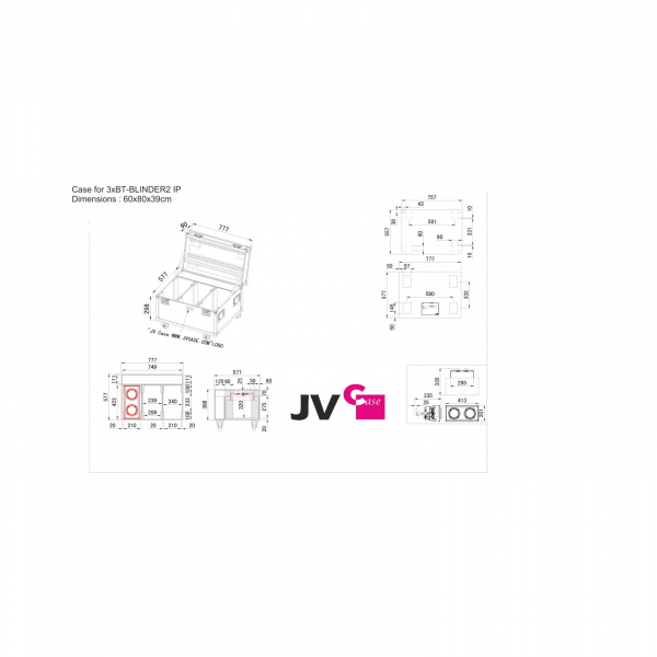 Briteq Jv Case for 3xBT-BLINDER2 IP [5]
