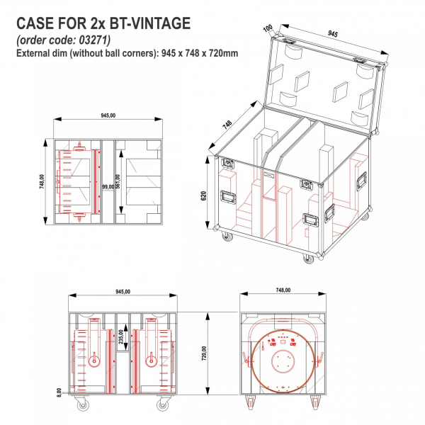 Briteq Case for 2x BT-VINTAGE [5]