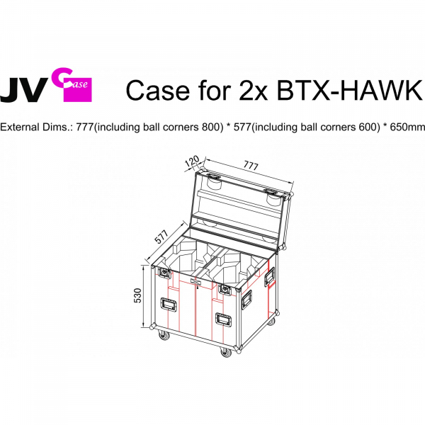 Case Briteq CASE for 2x BTX-HAWK [3]