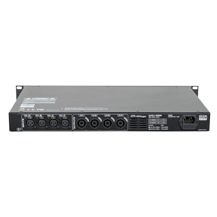 DAP CA-4500 DSP amplificator audio 4 canale, 100V, Class D [2]