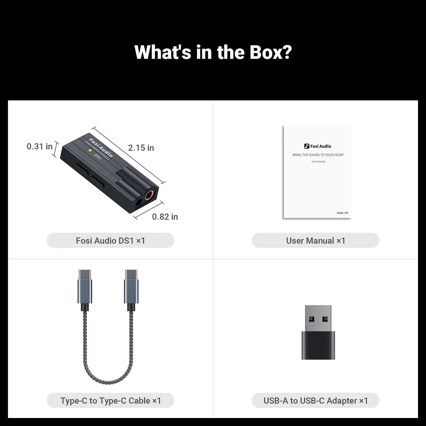 Fosi Audio DS1 DAC amplificator casti Hi-Res Audio [7]