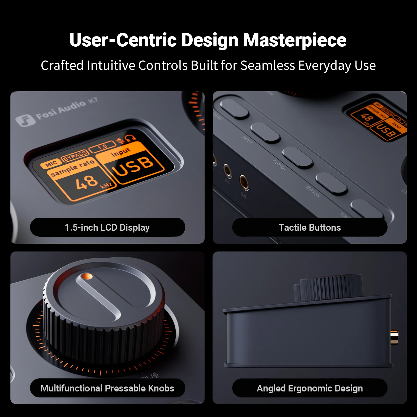 Fosi Audio K7 DAC Hi-Fi si amplificator de casti [2]