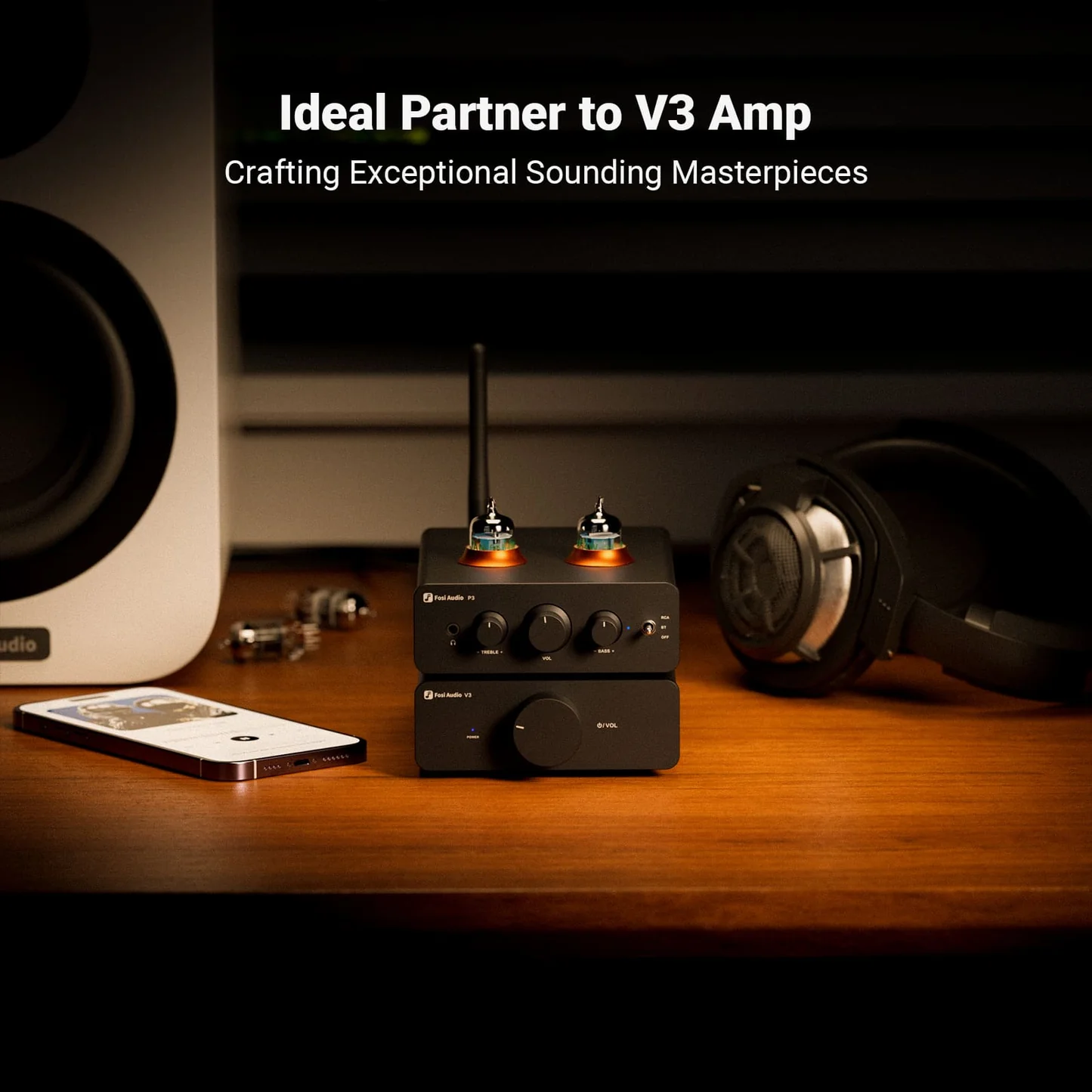 Fosi Audio P3 Preamplificator cu Bluetooth 5.1 si amplificator pentru casti [6]