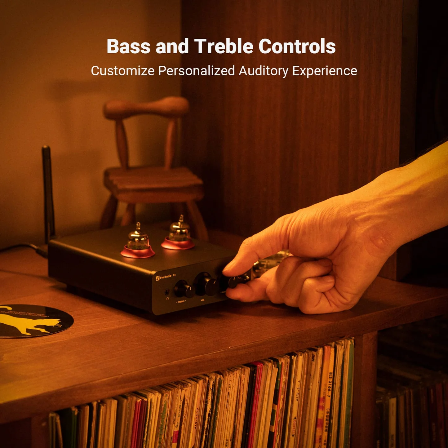 Fosi Audio P3 Preamplificator cu Bluetooth 5.1 si amplificator pentru casti [5]