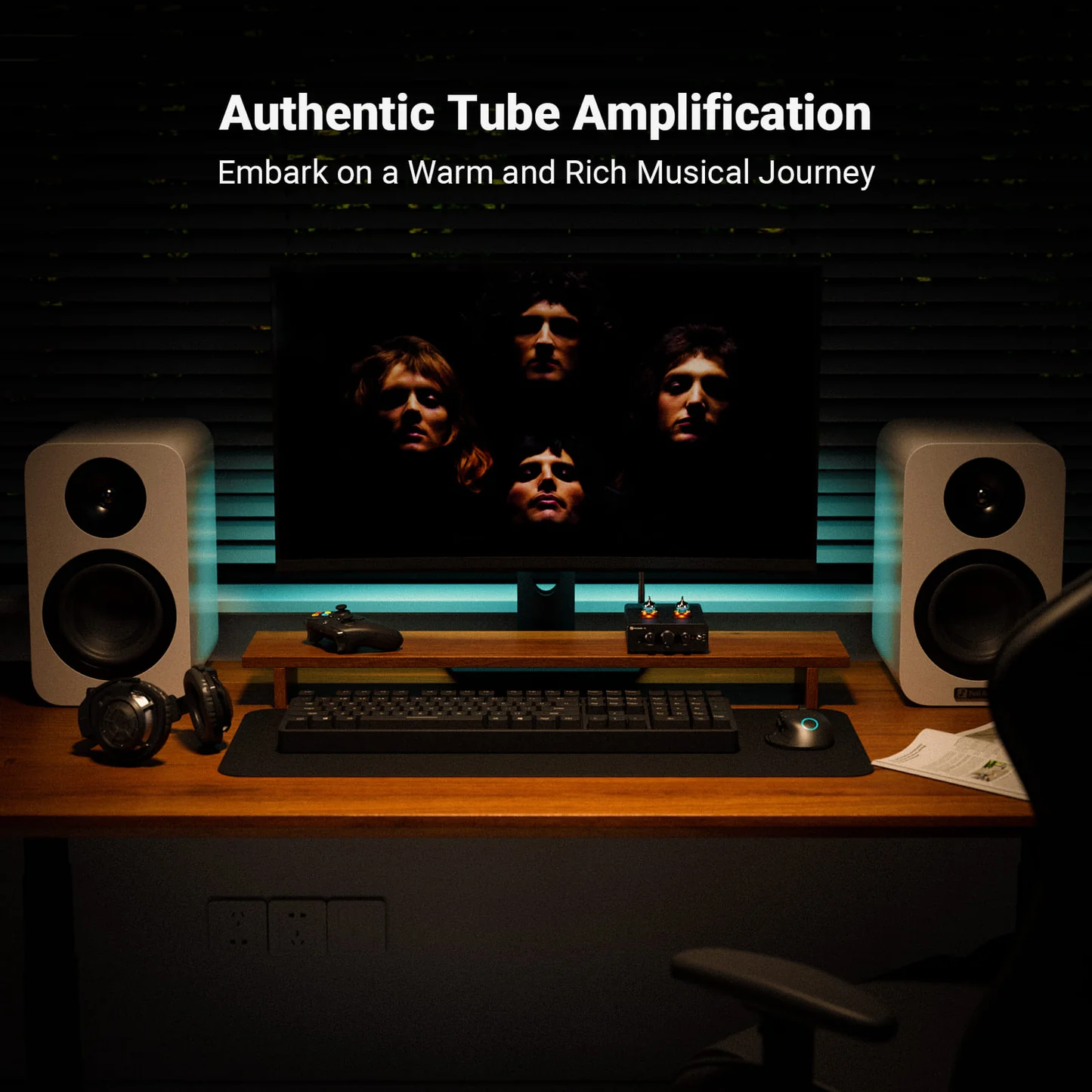 Fosi Audio P3 Preamplificator cu Bluetooth 5.1 si amplificator pentru casti [3]