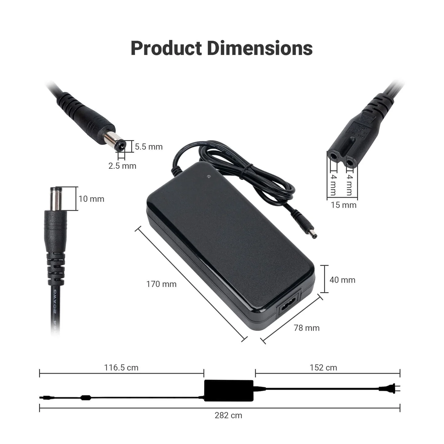 Fosi Audio Power Supply adapter 48V 5A sursa de alimentare [4]