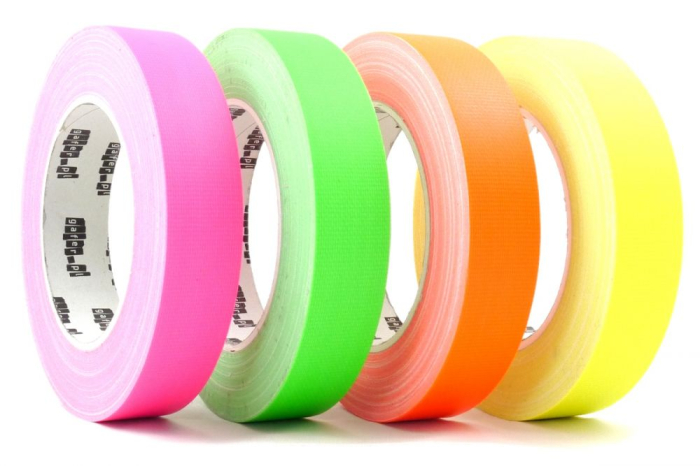 Gafer.pl Fluo banda adeziva 19mm x 25m diverse culori [2]