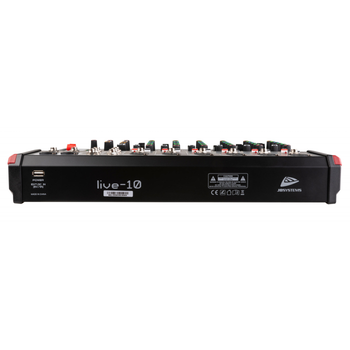 JB SYSTEMS Live 10 mixer analog fara amplificare cu 8 canale cu player USB si Bluetooth [2]