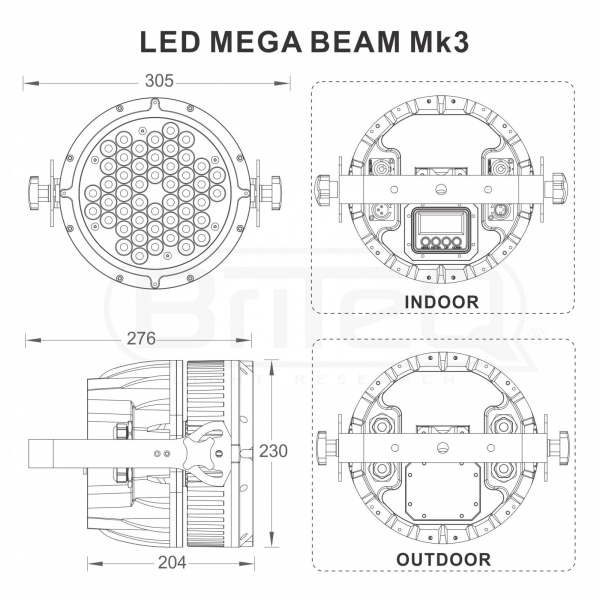 Briteq LED MEGA BEAM Mk3 [8]
