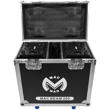 Mac Mah Beam 200 set 2 moving head Beam 200W LED cu case [7]