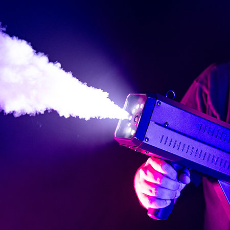 Mac Mah Fog Blaster 1000 mașină de fum portabilă 1000W, jet 6m, efect CO2, LED strobe [4]
