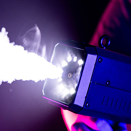 Mac Mah Fog Blaster 1000 mașină de fum portabilă 1000W, jet 6m, efect CO2, LED strobe [8]