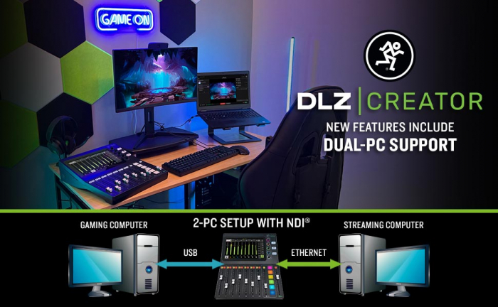 Mackie DLZ Creator live streaming audio mixer [5]