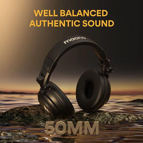 Maono AU-MH601 casti monitorizare pentru studio, podcast si DJ [5]