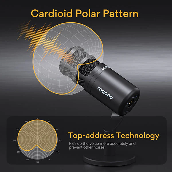 Maono PD100 microfon dinamic XLR pentru Podcast [3]